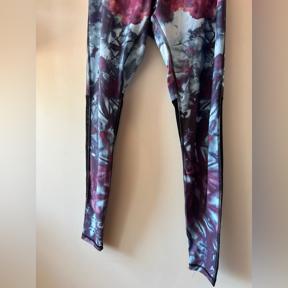 Daub Active Full Length Ava Yoga Leggings – Seafoam/Black Mesh Medium - Picture 11 of 14